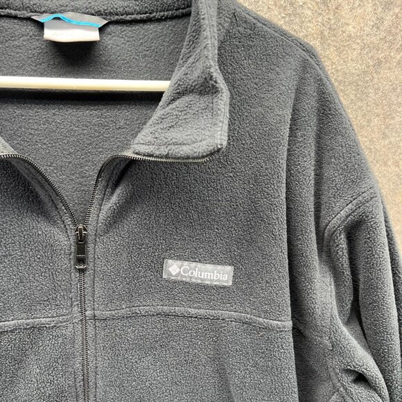 Columbia Jacket Men XXL Adult Gray Full Zip Steen Mountain 2.0 Fleece 155944 - Picture 4 of 13
